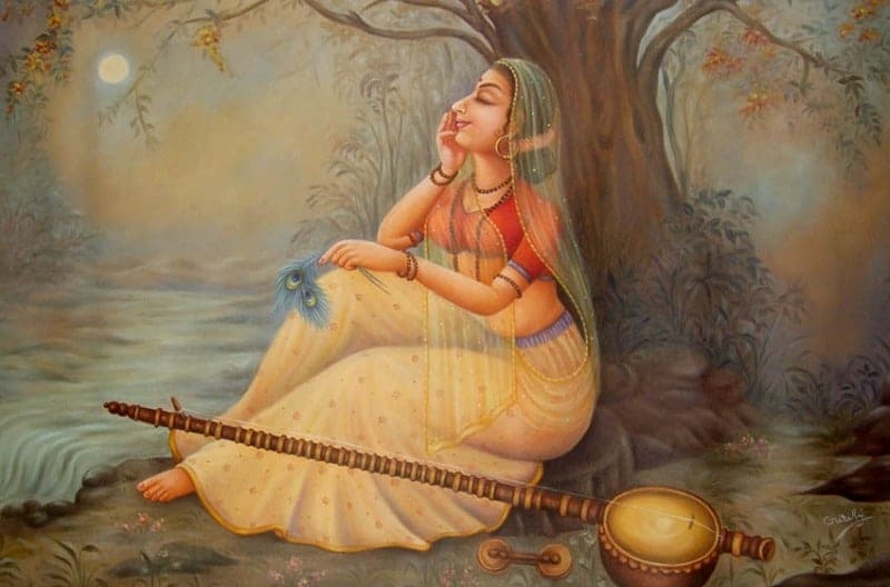Mirabai, saint-poetess, devotion, Lord Krishna, Rajasthan, biography